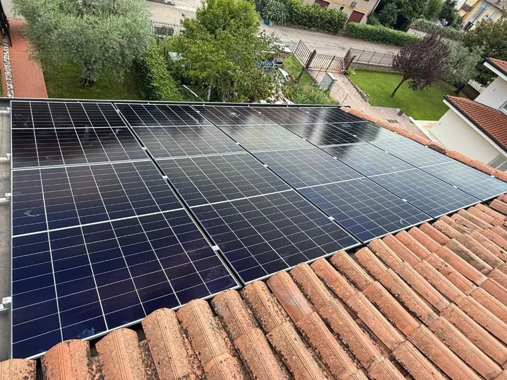 Impianto fotovoltaico realizzato a Negrar di Valpolicella (VR)