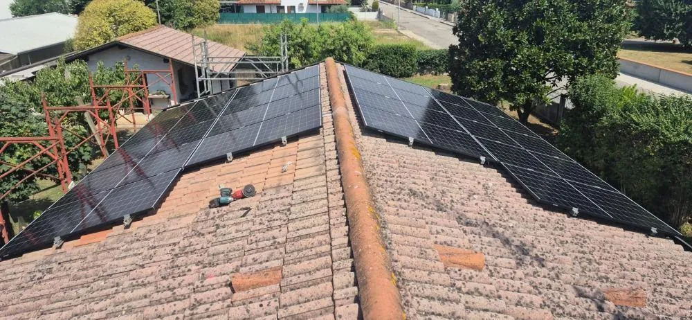 Impianto fotovoltaico realizzato a Gonars (UD)