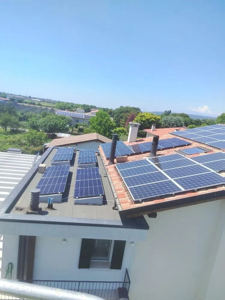 Impianto fotovoltaico realizzato a Arcade (TV)